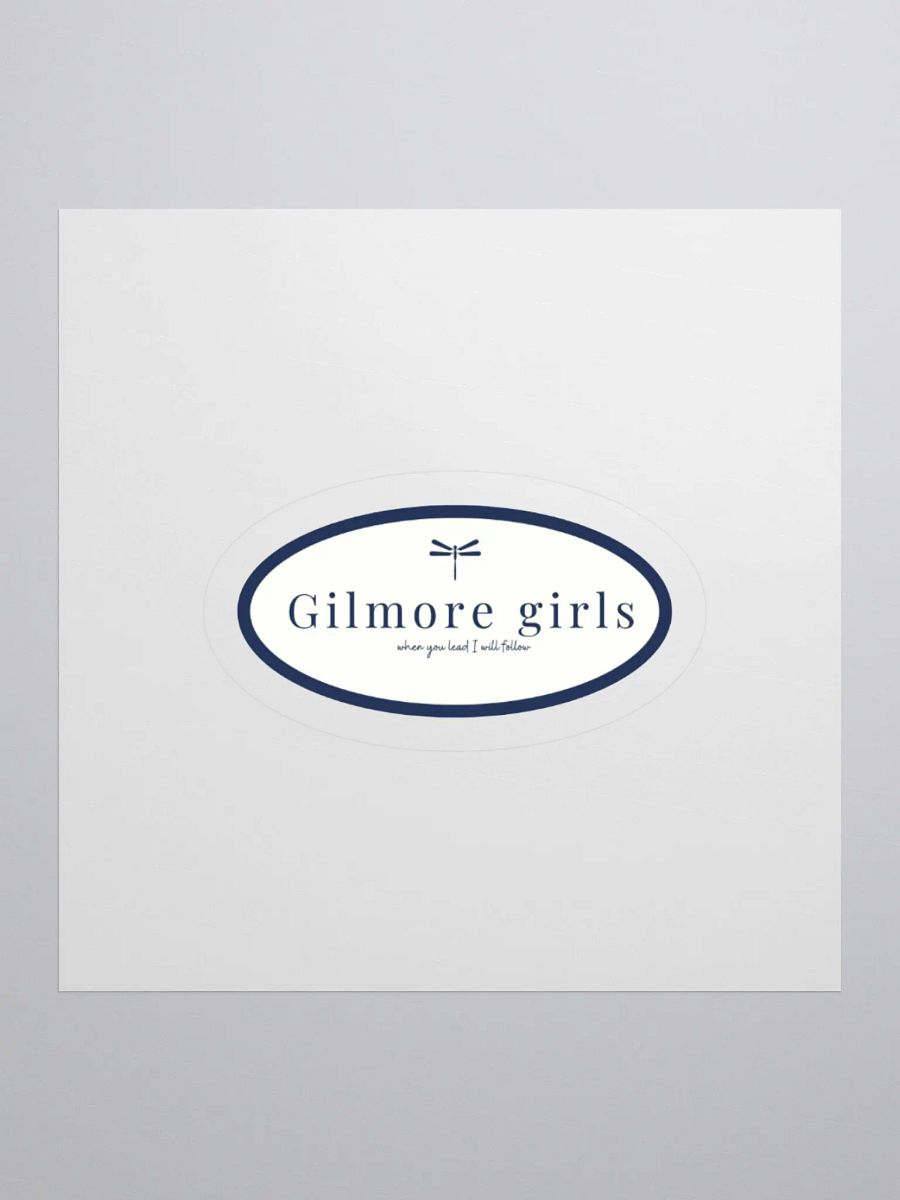 Gilmore Girls Oval Sticker product image (1)