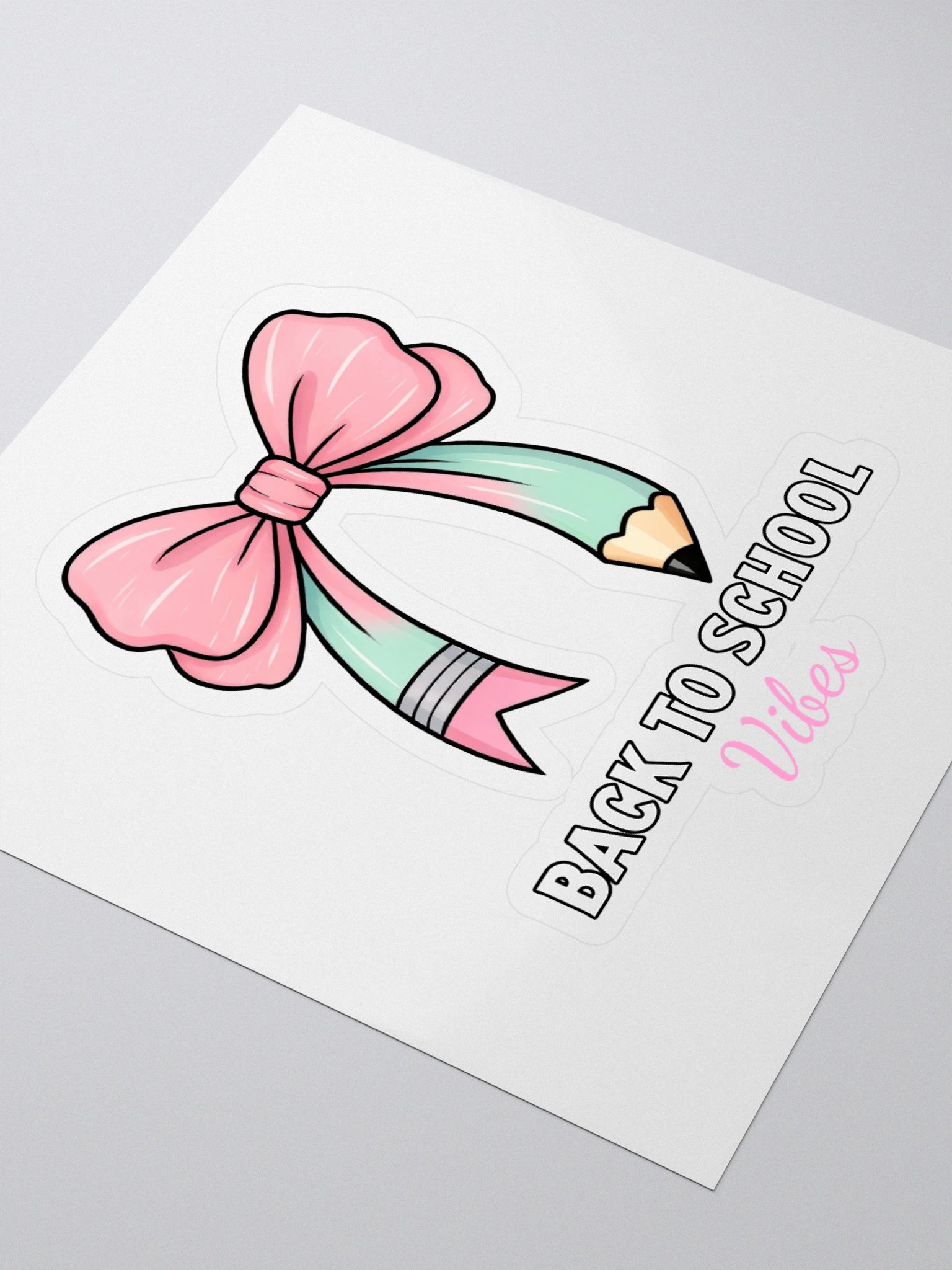 Chic Back to School Vibes Stickers product image (3)
