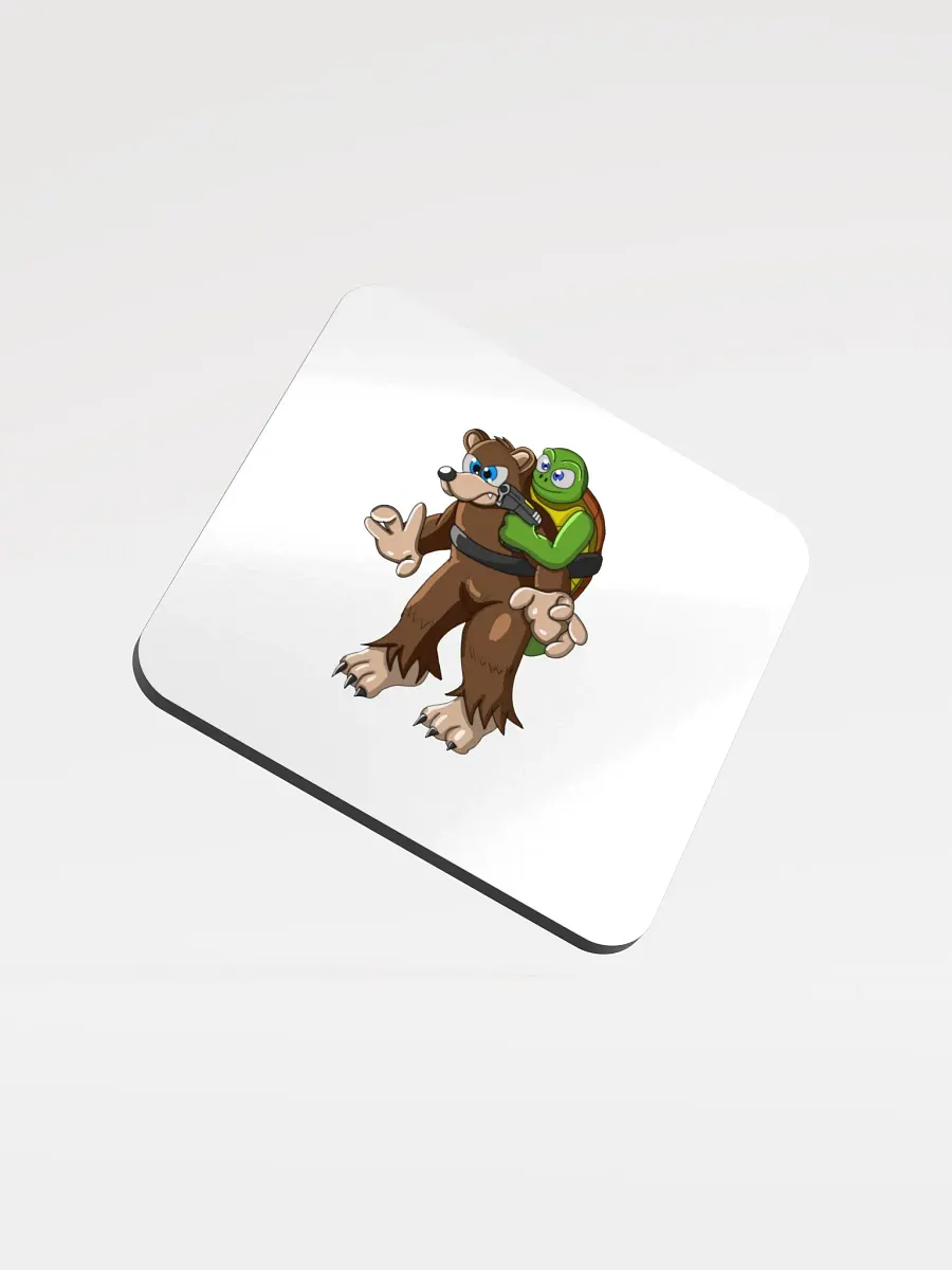 Cub Glossed Cork Coaster product image (1)