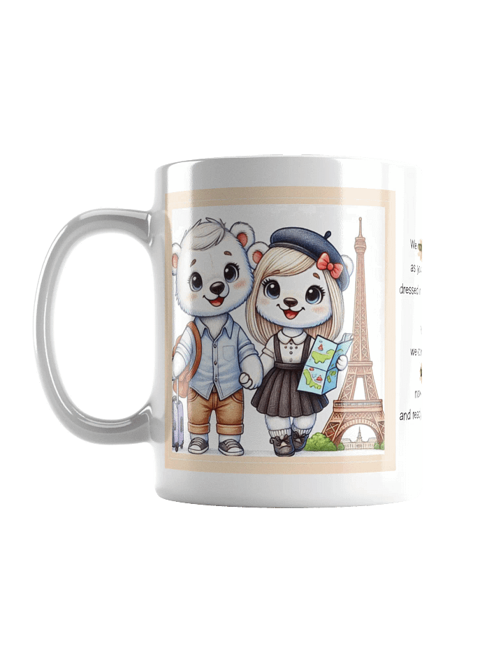 Honeymoon to Babymoon Polar Bear Couple Mug product image (1)
