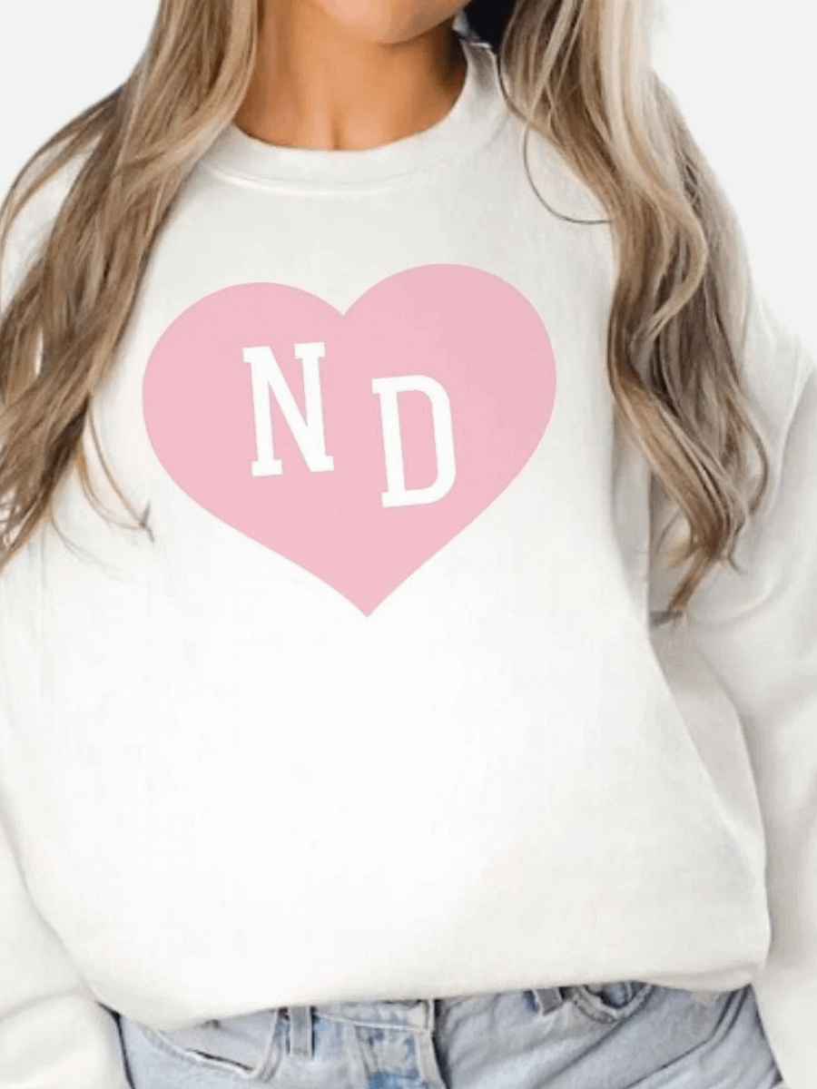 ND Heart Pink Unisex Sweatshirt product image (3)
