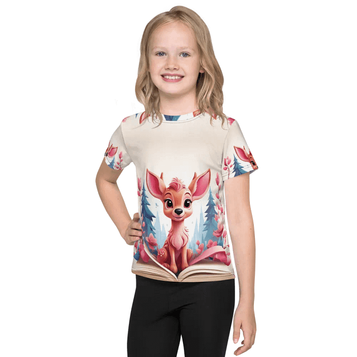 Deer book kids shirt product image (1)