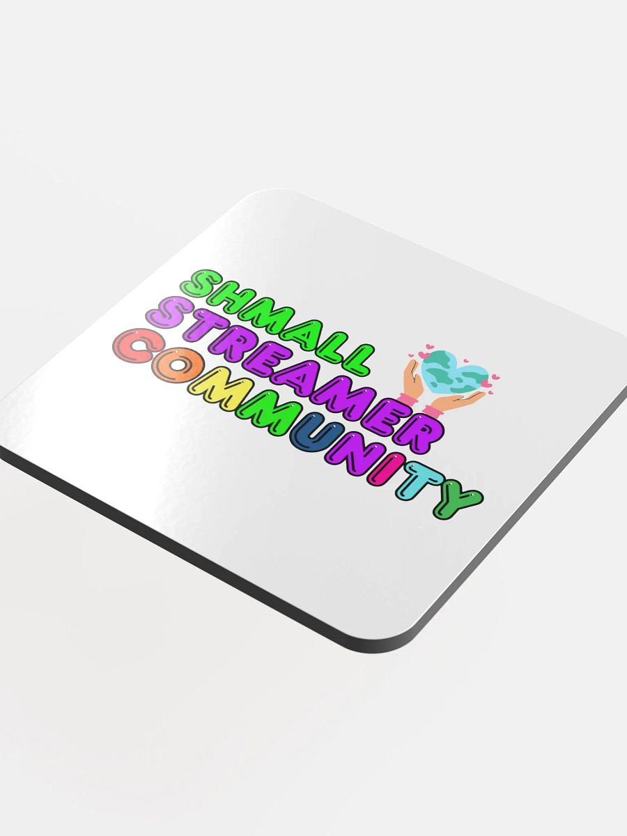 Shmall Streamer Community Glossed Cork Coaster product image (4)