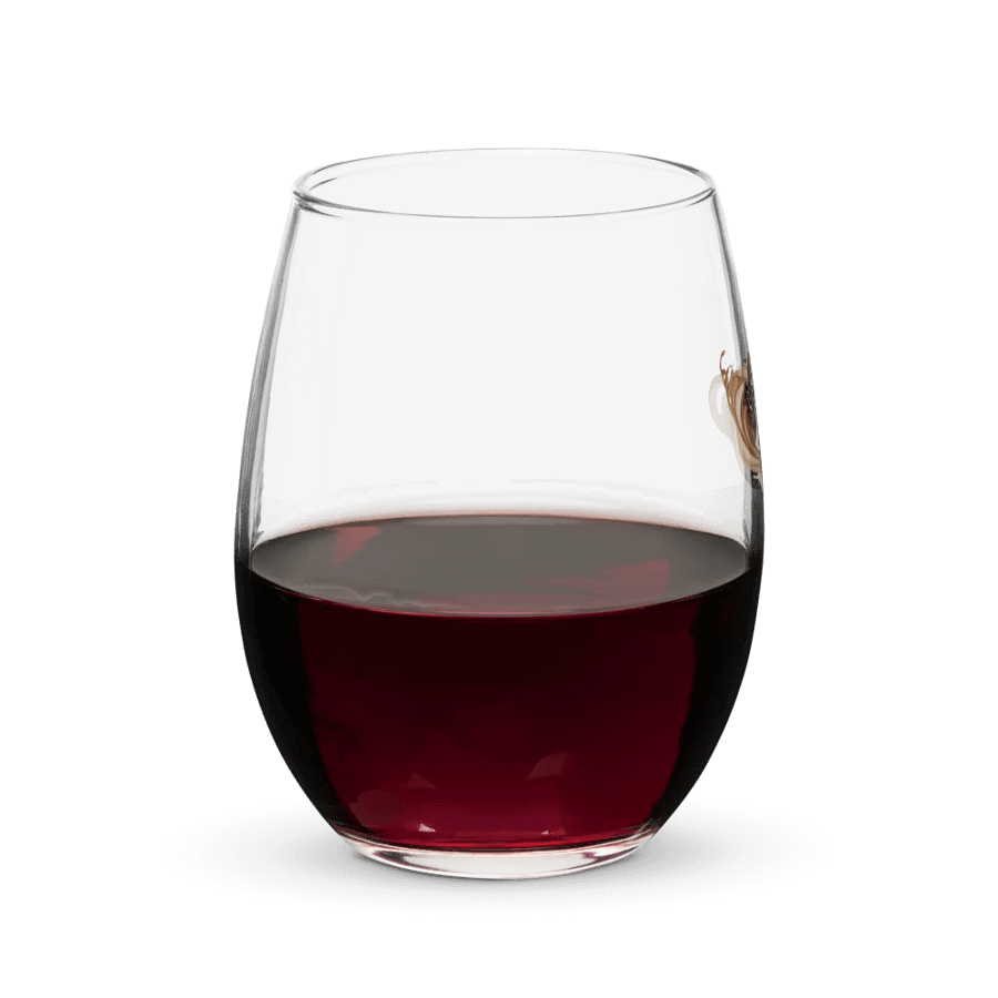 Entwined Hearts Stemless Wine Glass product image (8)