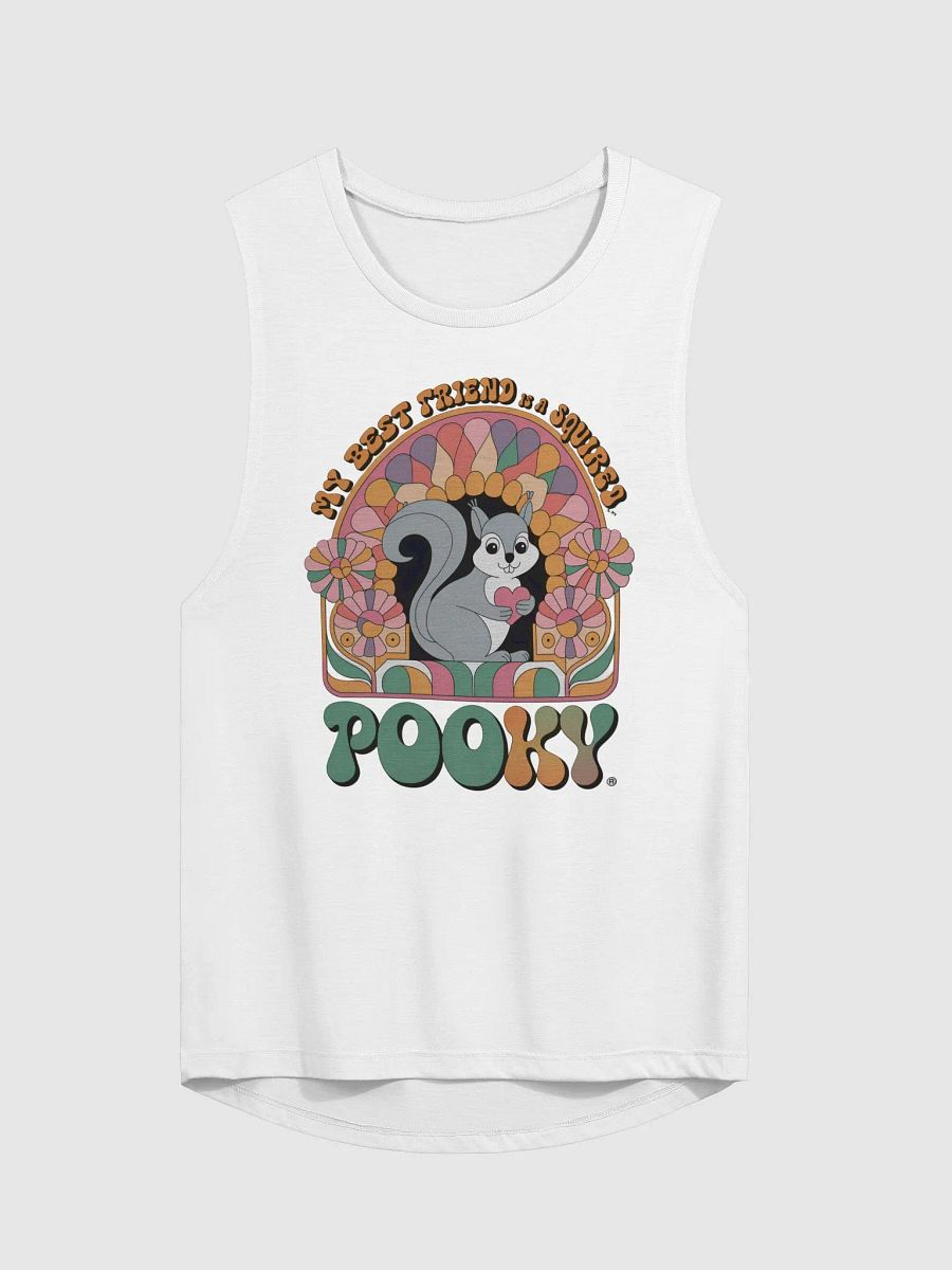 Pooky's Retro Squirrel Love Muscle Tank product image (1)