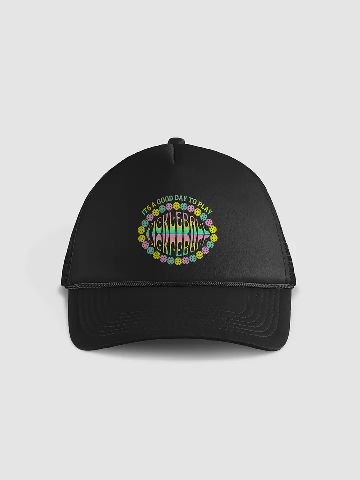 It's A Good Day To Play Pickleball Foam Trucker Hat product image (1)