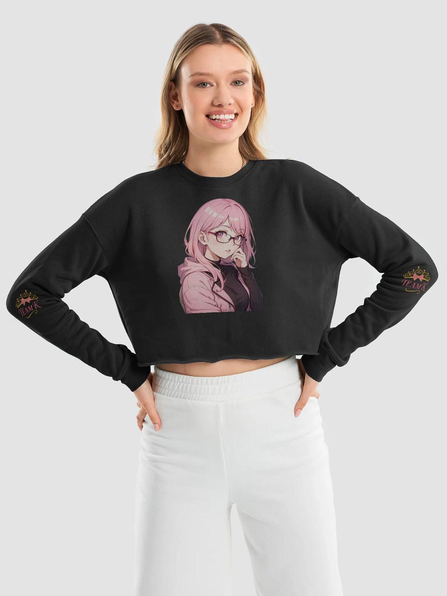 (PINK WAIFU) K Crop Sweatshirt product image (9)