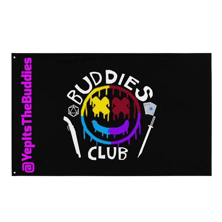 Buddies Club Flag (Dark Mode) product image (1)
