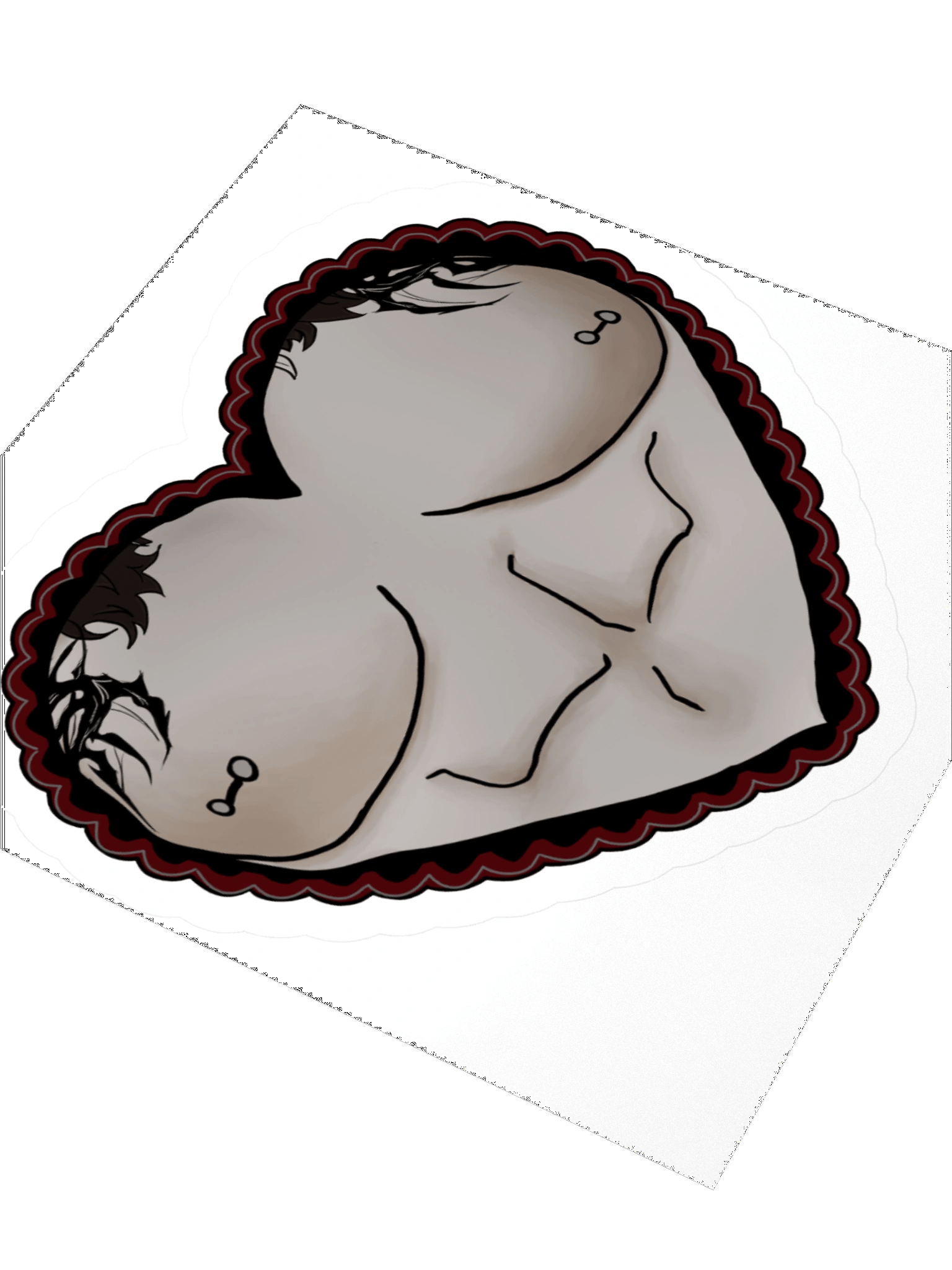 I Heart Tiddies Sticker product image (3)