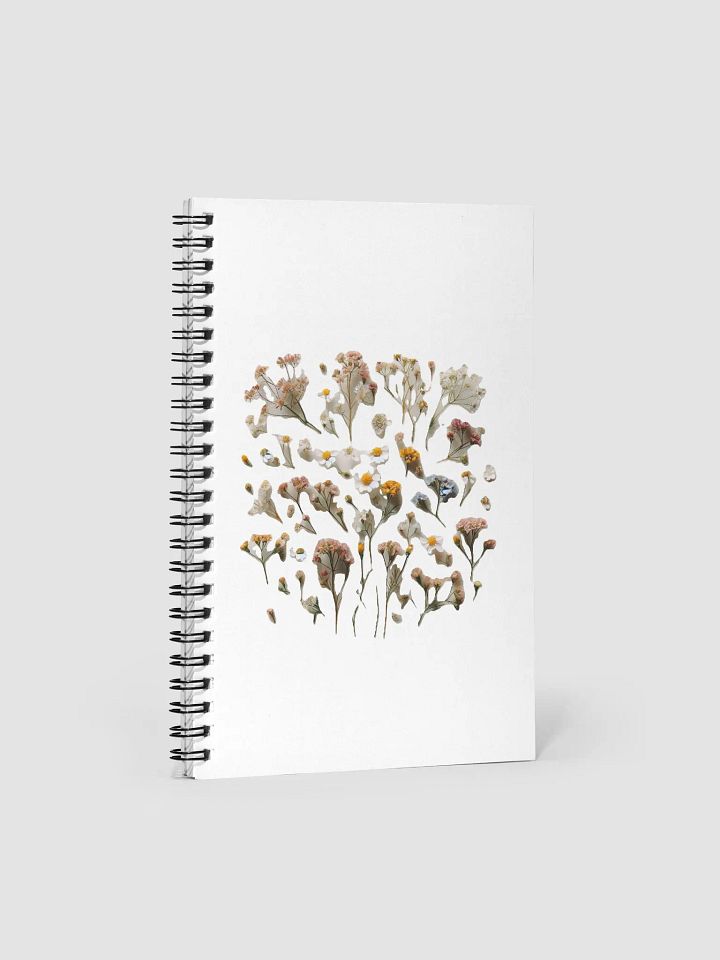 simple wildflower spiral notebook product image (1)