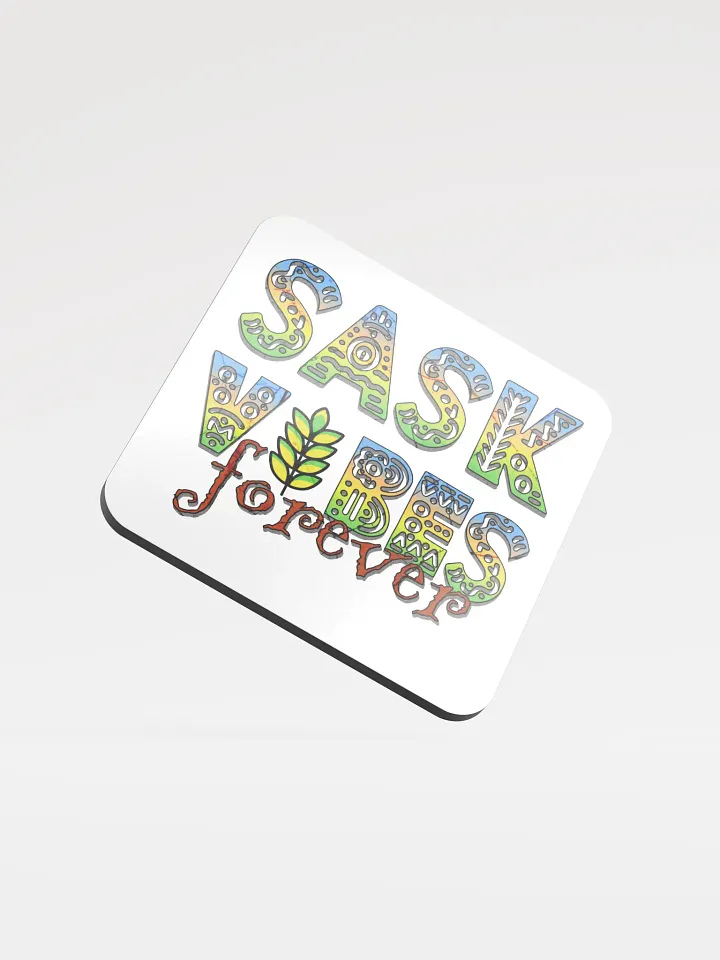 Sask Vibes Forever Ancient Cork Coaster Set product image (2)