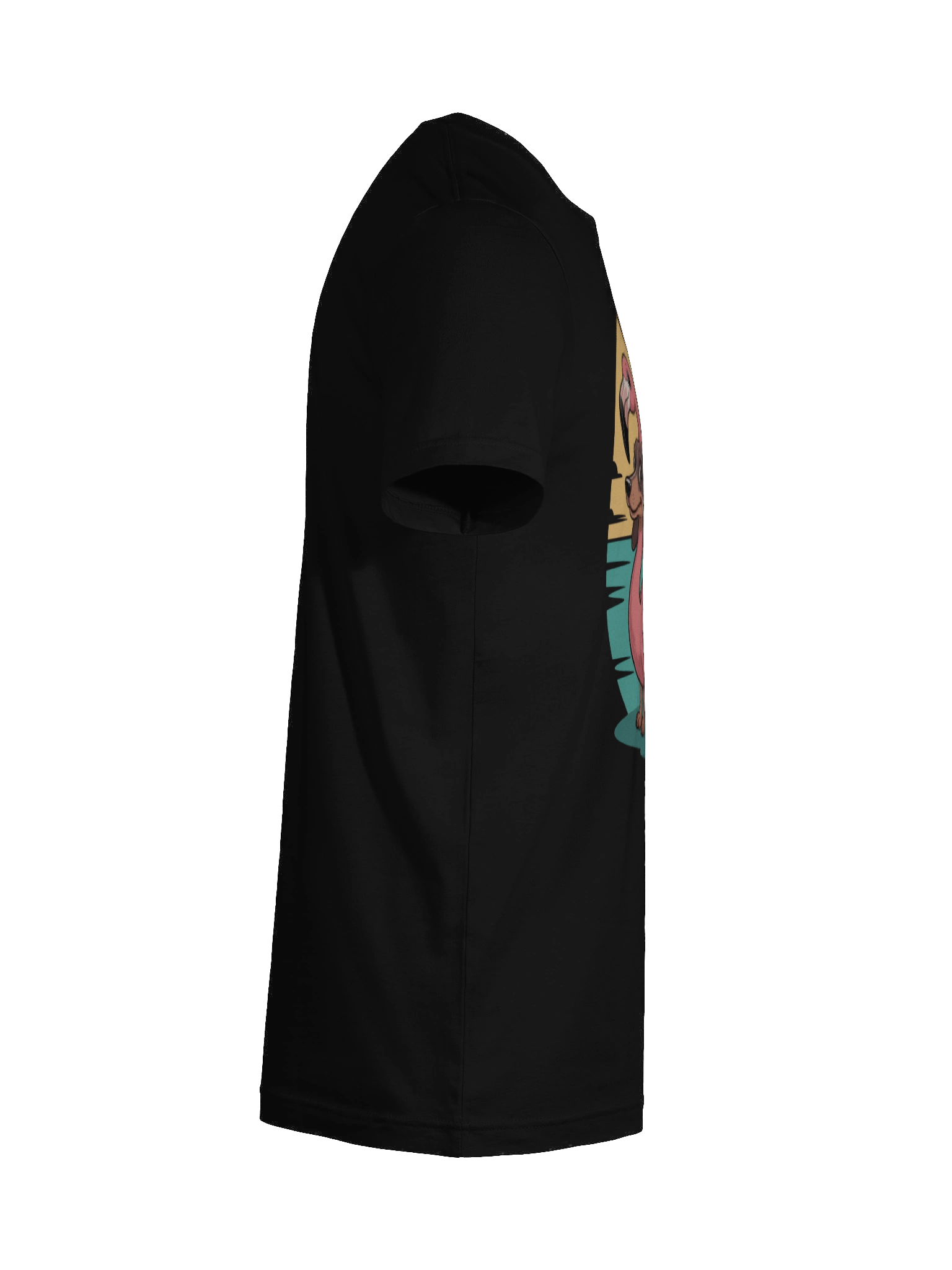 "Eat. Sleep. Flamingle." Dachshund Flamingo Hybrid T-Shirt product image (12)