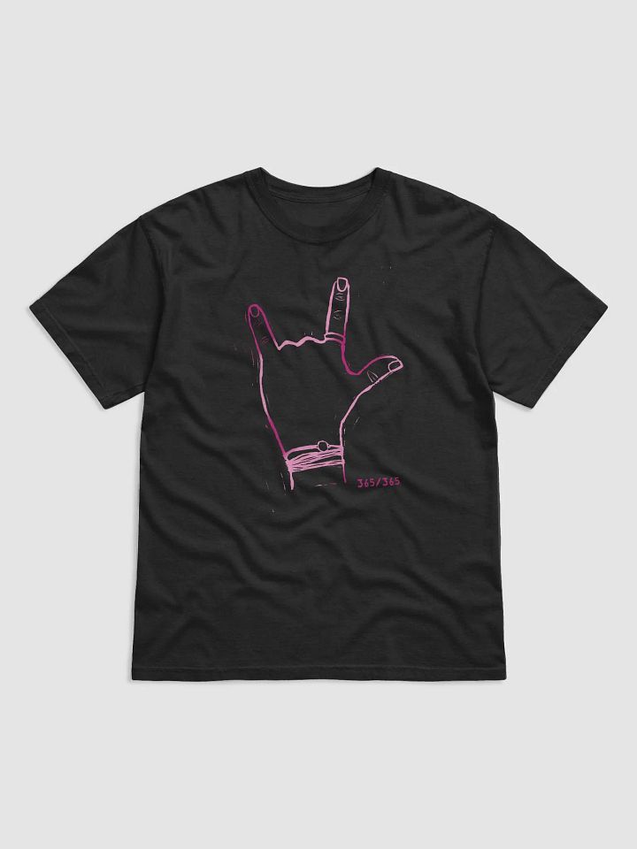 Linocut I Love You Short Sleeve Shirt product image (1)