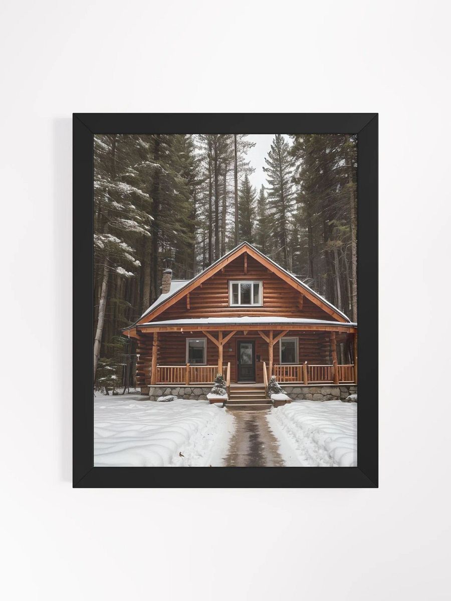 Cabin In Winter Snow product image (3)
