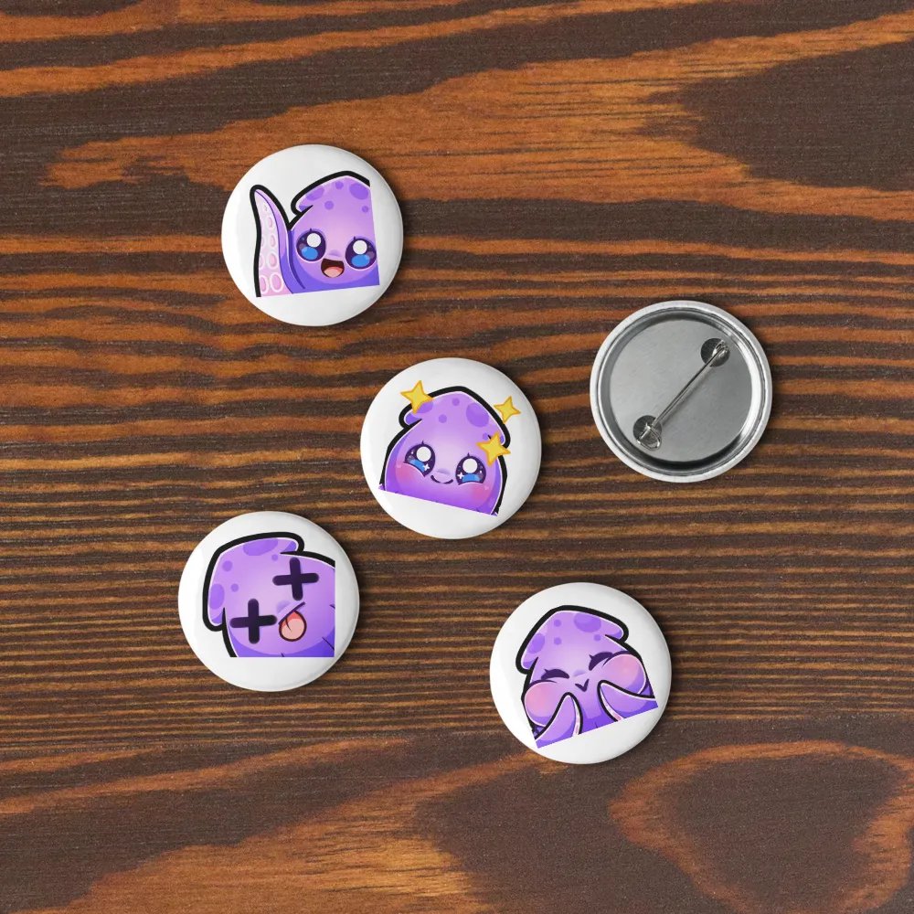 Squid Emote Pin Set [1] product image (9)