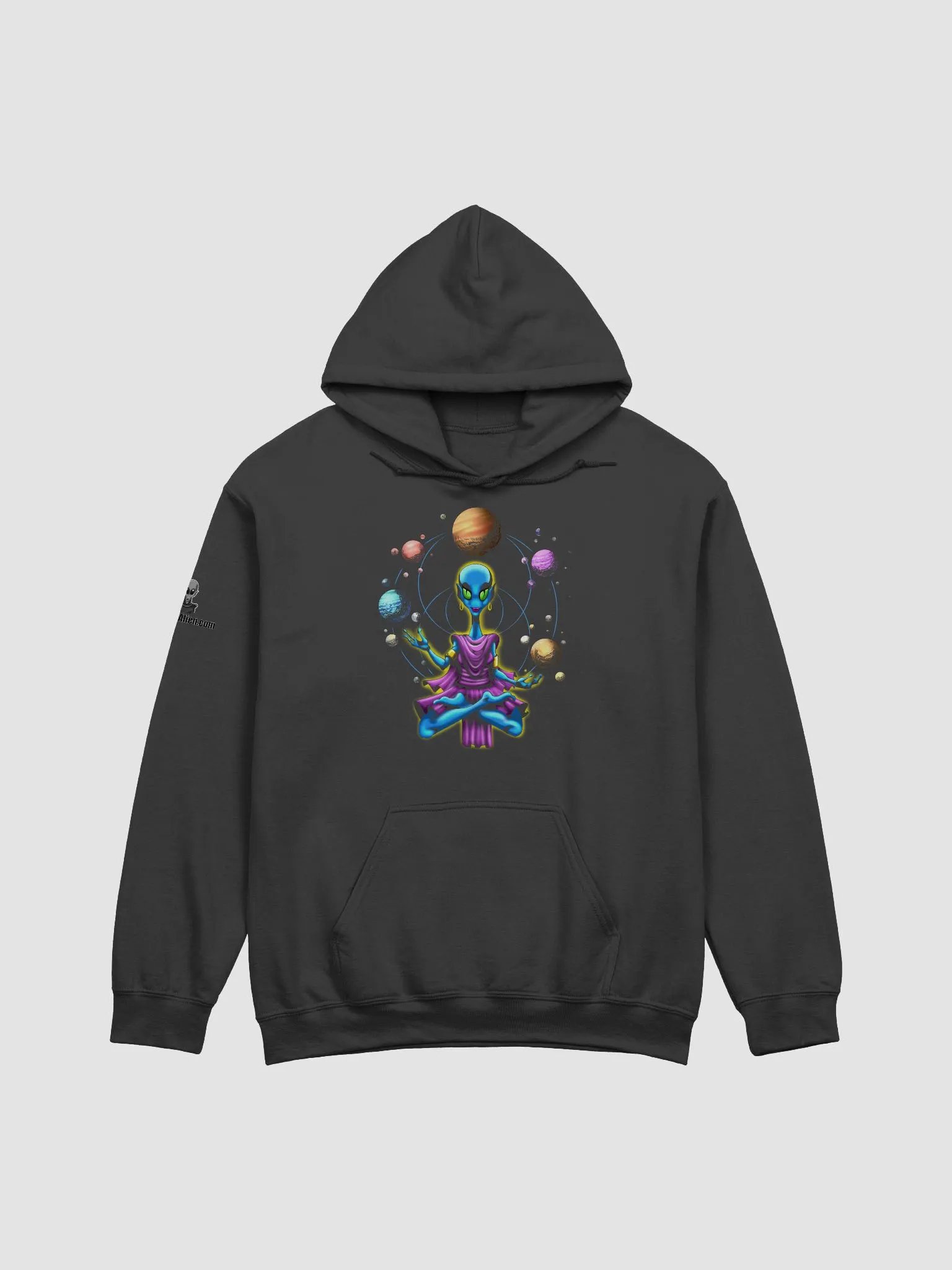 Meditating Alien - Hoodie product image (2)