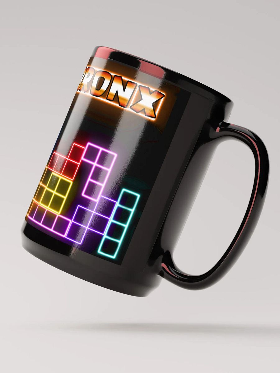 Bronx Neon Retro 15oz Black Glossy Mug product image (2)