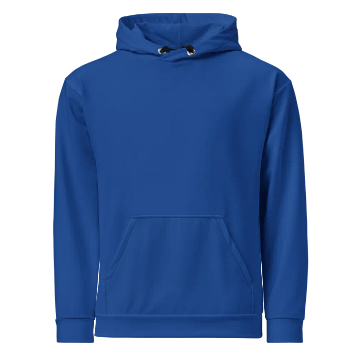 Plain Ocean Blue True Summer Unisex Recycled Polyester Heavyweight Premium Hoodie by Treasure Pie product image (1)