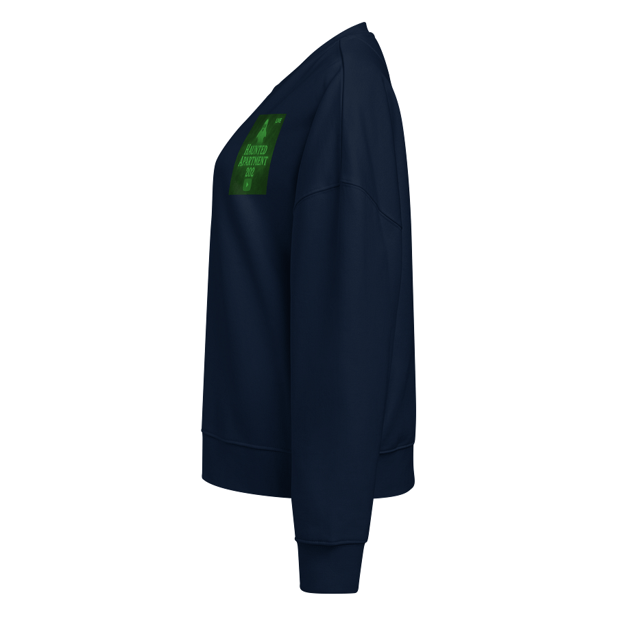 Haunted Apartment 202 Crew Neck Sweatshirt Woman (Green) product image (3)