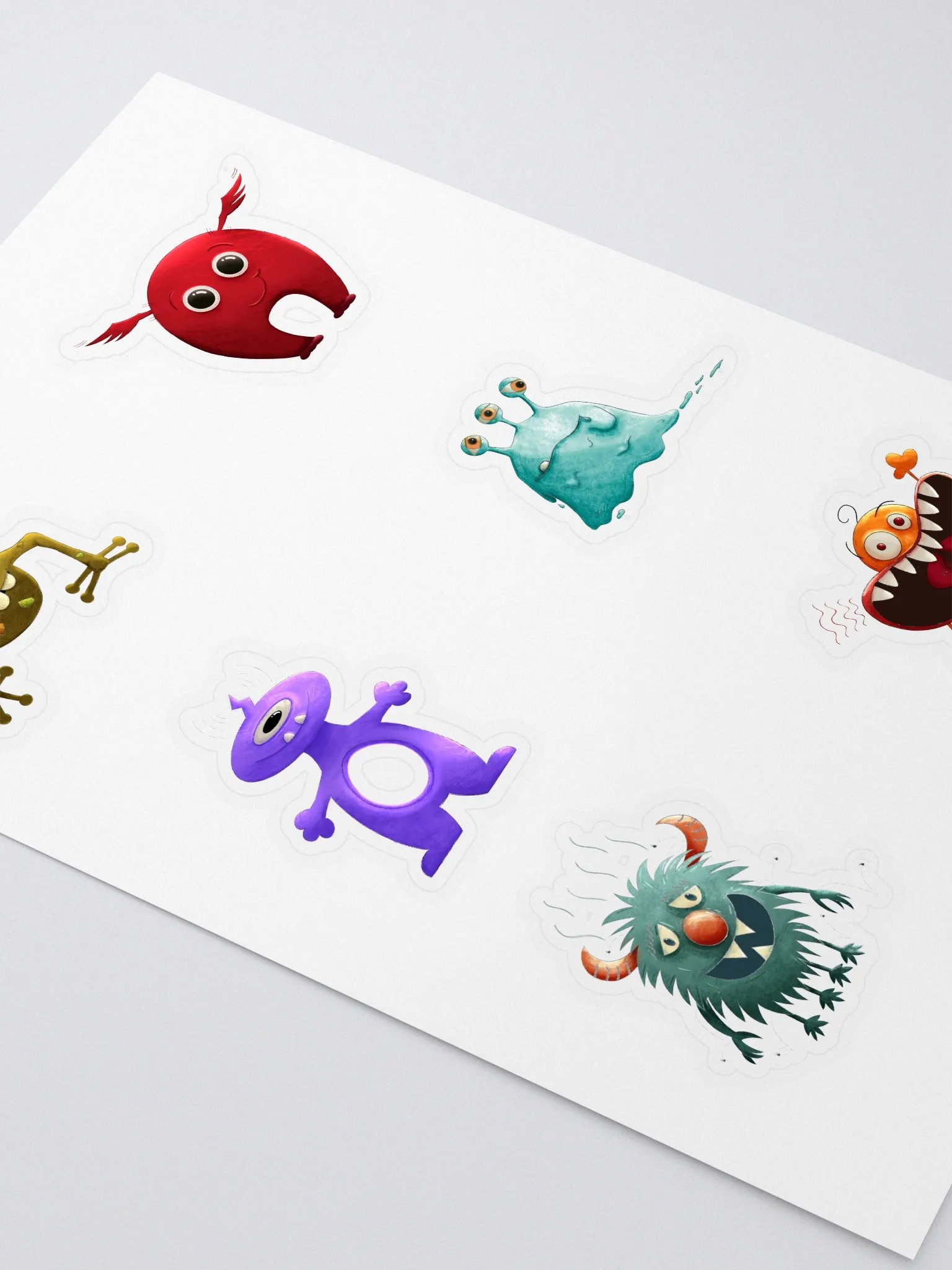 Little Monsters Sticker Set product image (2)