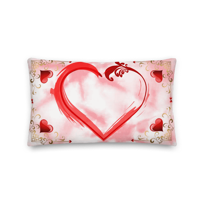 All Hearts Throw Pillow product image (2)
