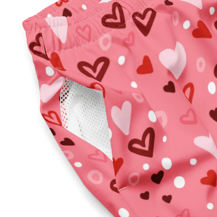Heart Print Swim Trunks product image (10)