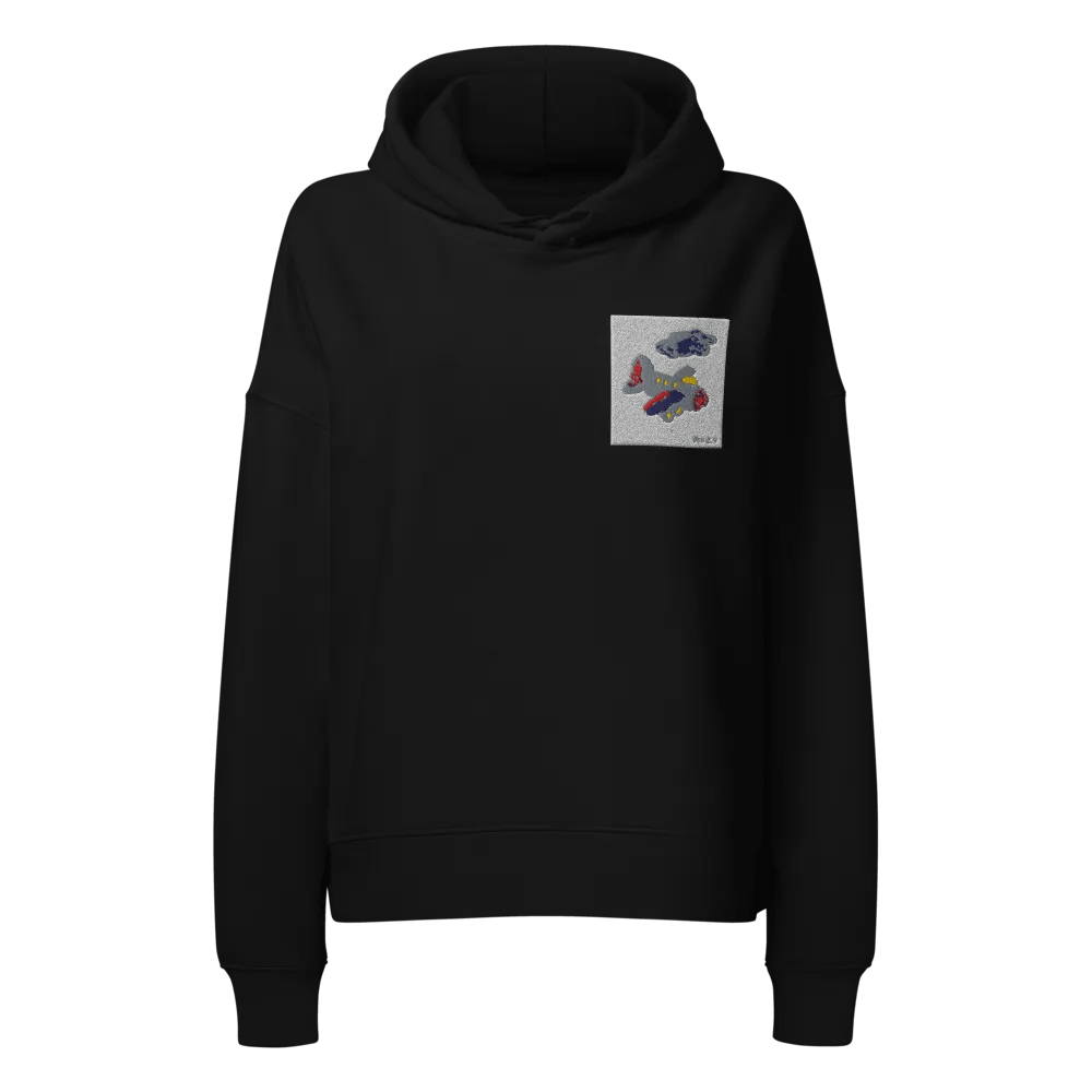 Kid Airplane (Stanley/Stella Women's Organic Hoodie) product image (1)