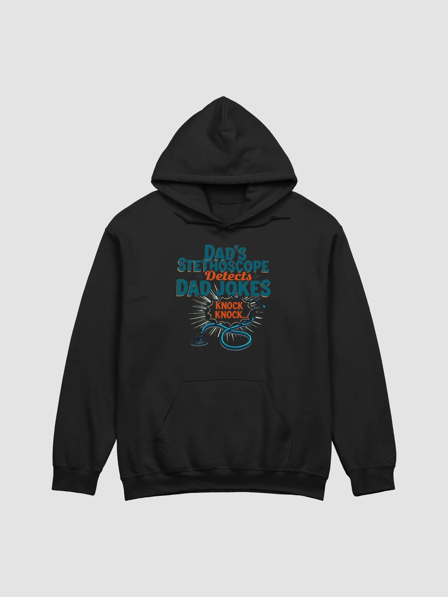 Dad's Stethoscope Humor Hoodie product image (3)