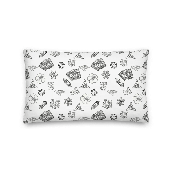 Boricua Pride Puerto Rican Tattoo-Inspired Throw Pillow product image (1)