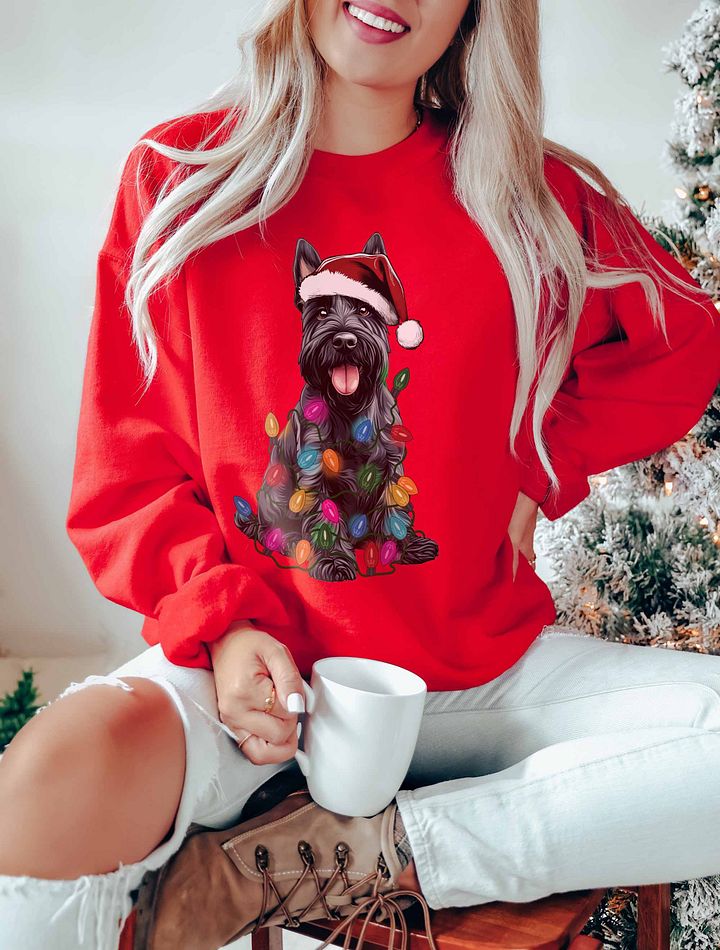 Funny Scottish Terrier Christmas Sweatshirt product image (1)