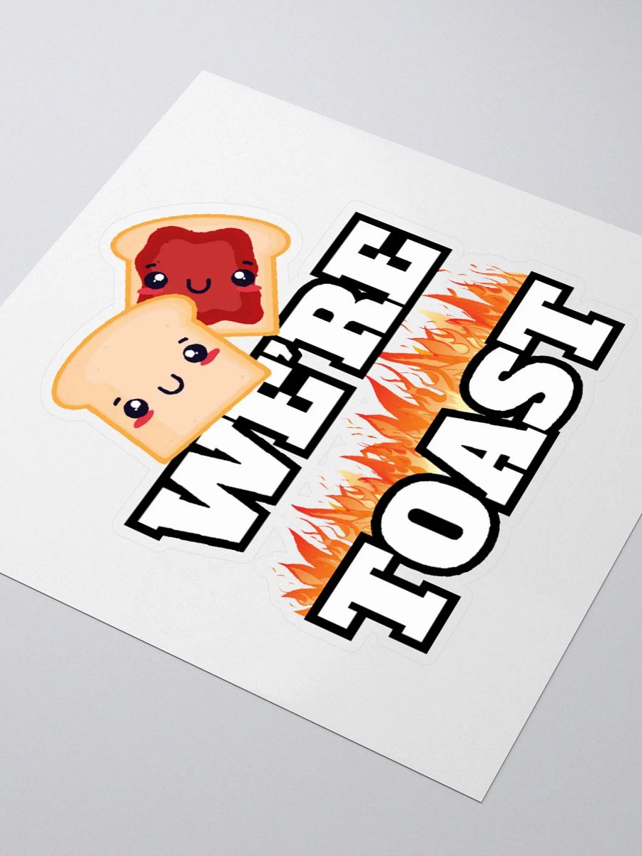 Whimsical 'We're Toast' Sticker Set product image (8)