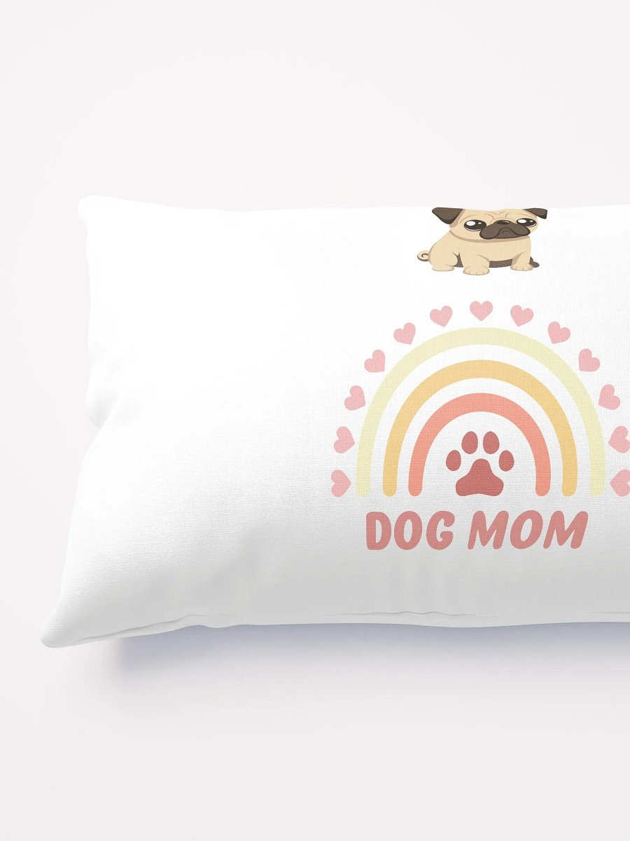 Rainbow Pug Dog Mom Pillow product image (6)
