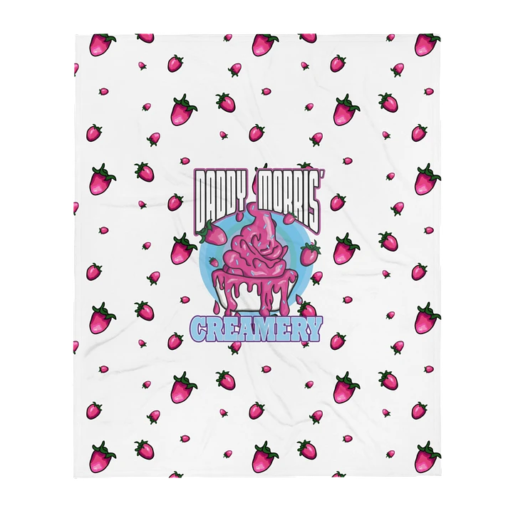 Strawberry Throw // Throw Blanket by Allcolor product image (1)