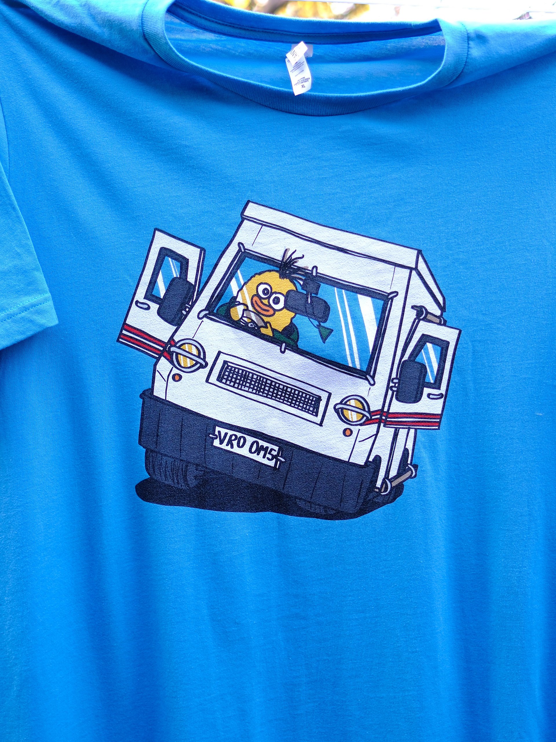 Wheelie Yellow Driving unisex T-shirt! (front print only!) product image (4)