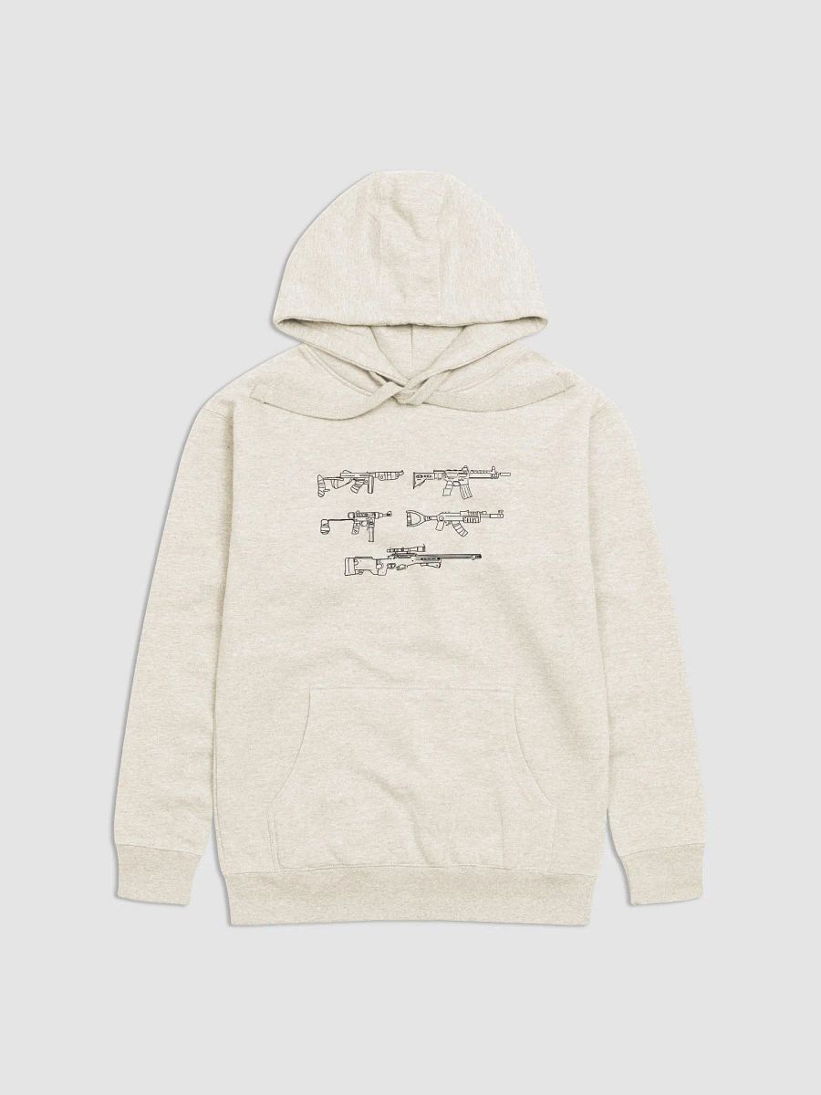 BeccaSomething Rust Gun Stencil Unisex Hoodie product image (1)