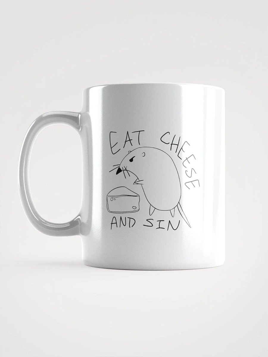Eat Cheese and Sin Mug product image (6)