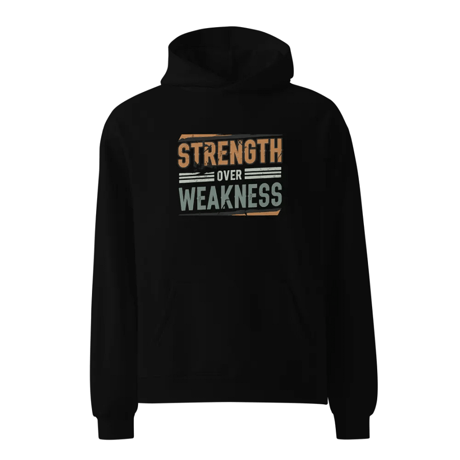 Strength Over Weakness Distressed Hoodie product image (1)