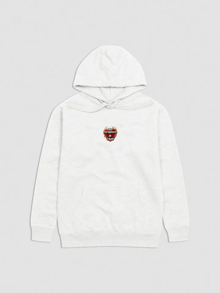 Flaming Heart - 4K Fireplace & Chill | Embroidered Hoodie product image (5)
