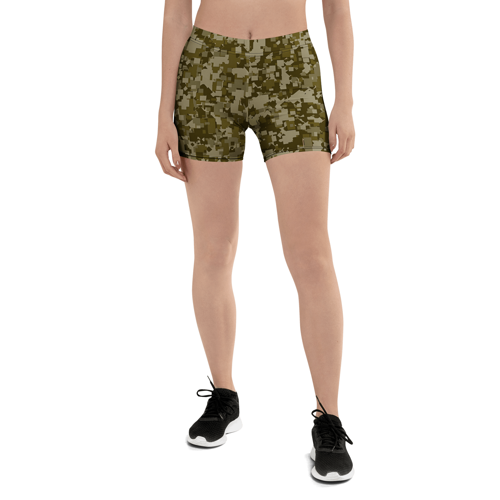 Pixelated Jungle All-Over Shorts product image (1)