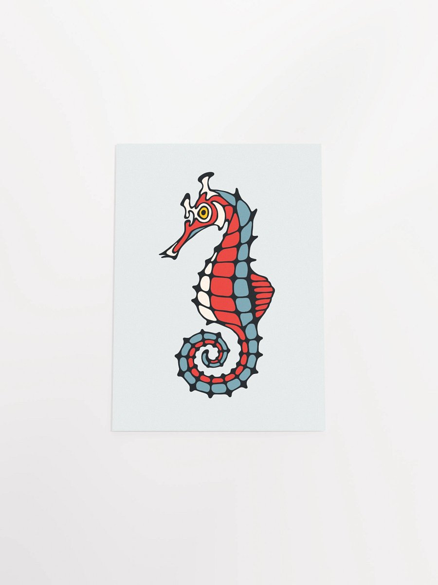Seahorse Reverie - Rectangle Matte Paper Poster product image (4)