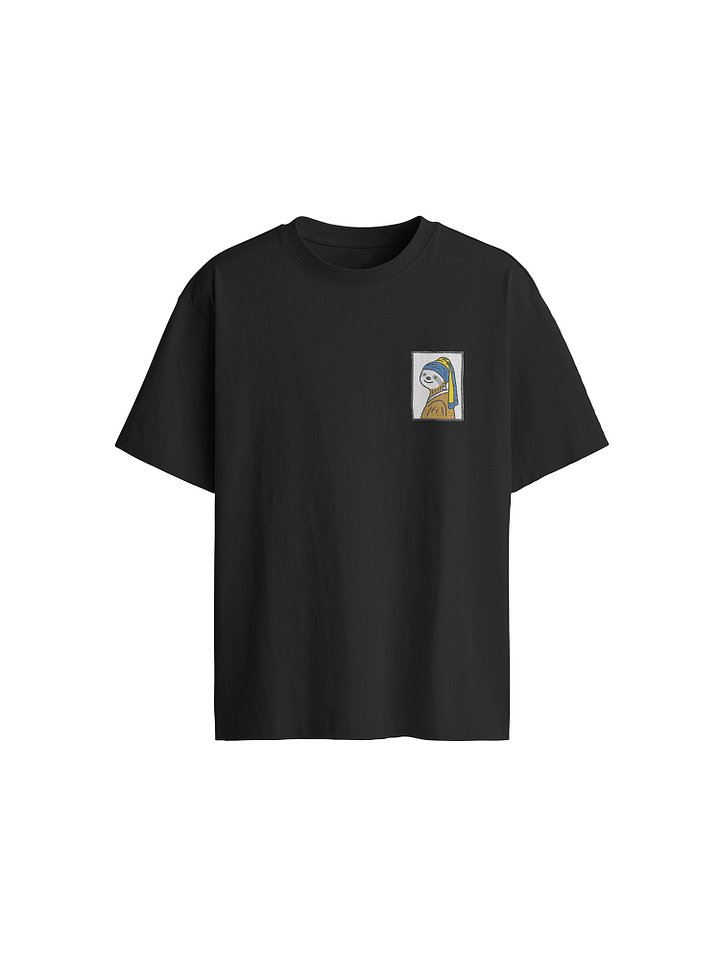 Bojing With The Pearl Earring - Premium Embroidered Tee product image (1)