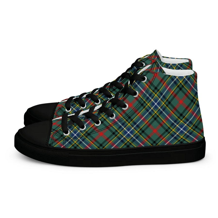 Bisset Tartan Men's High Top Shoes product image (4)