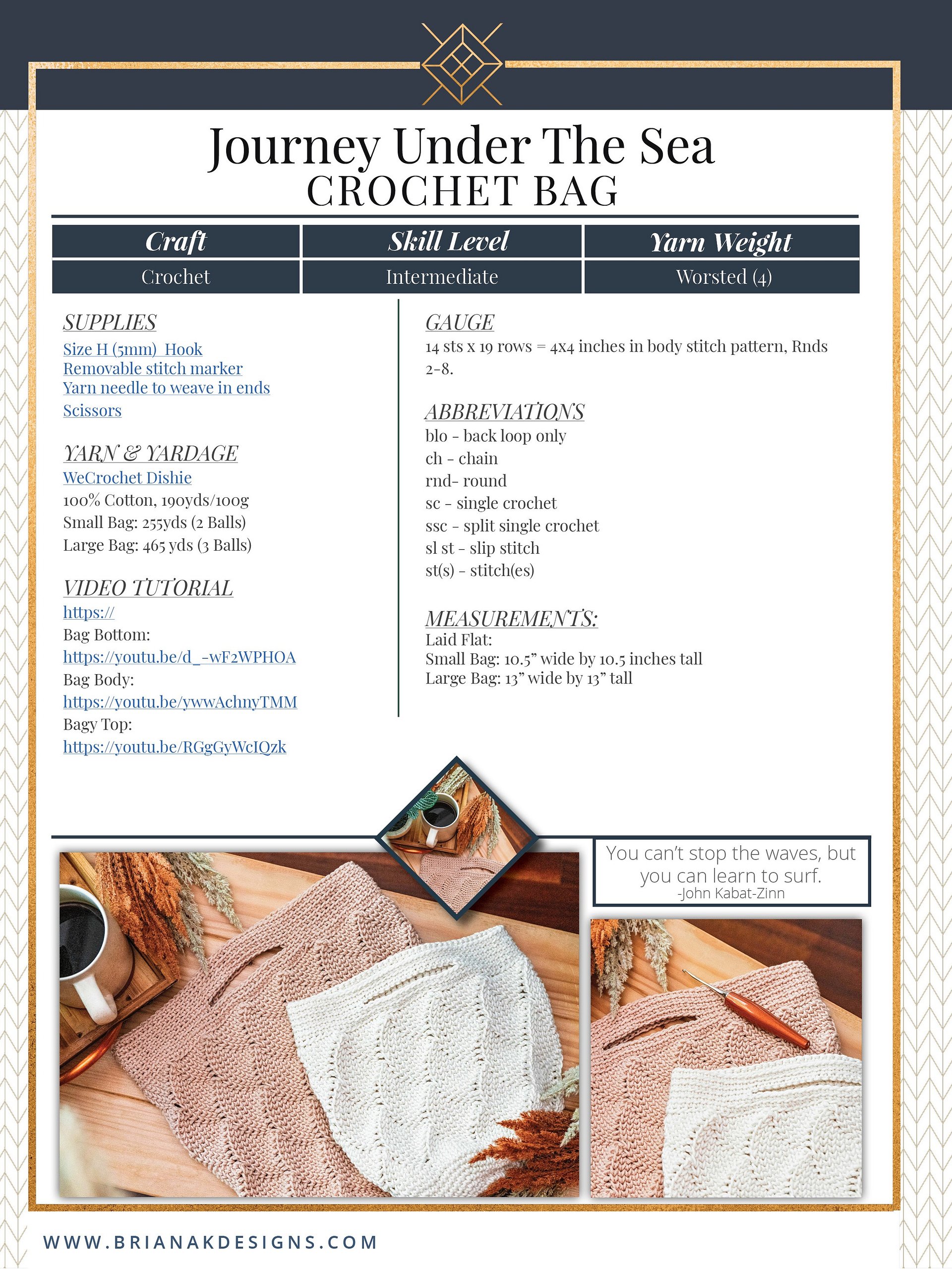 Journey Under The Sea Crochet Bag Pattern product image (6)