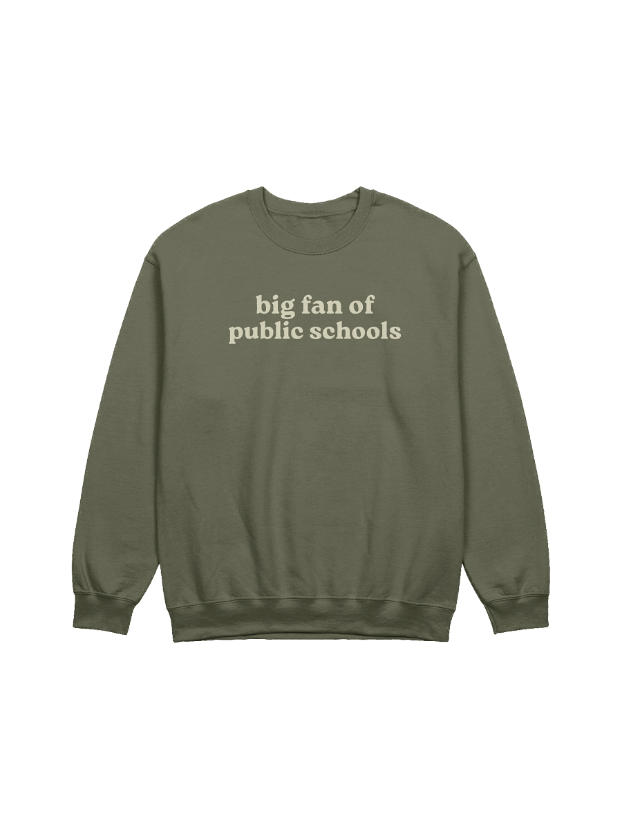 Big Fan of Public Schools Crewneck product image (1)
