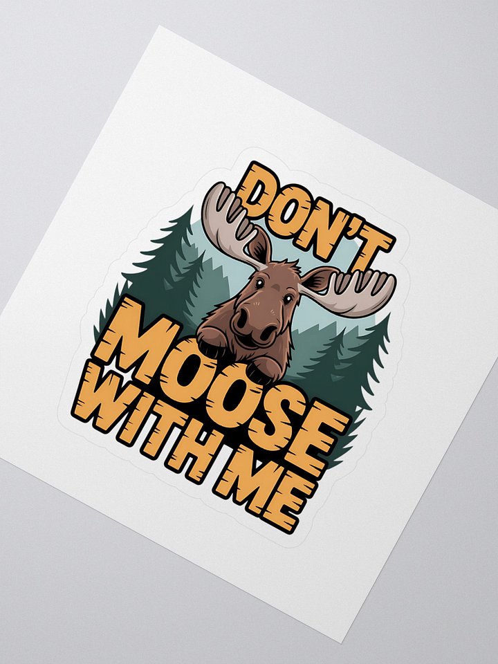 Majestic Moose Kiss Cut Stickers product image (2)