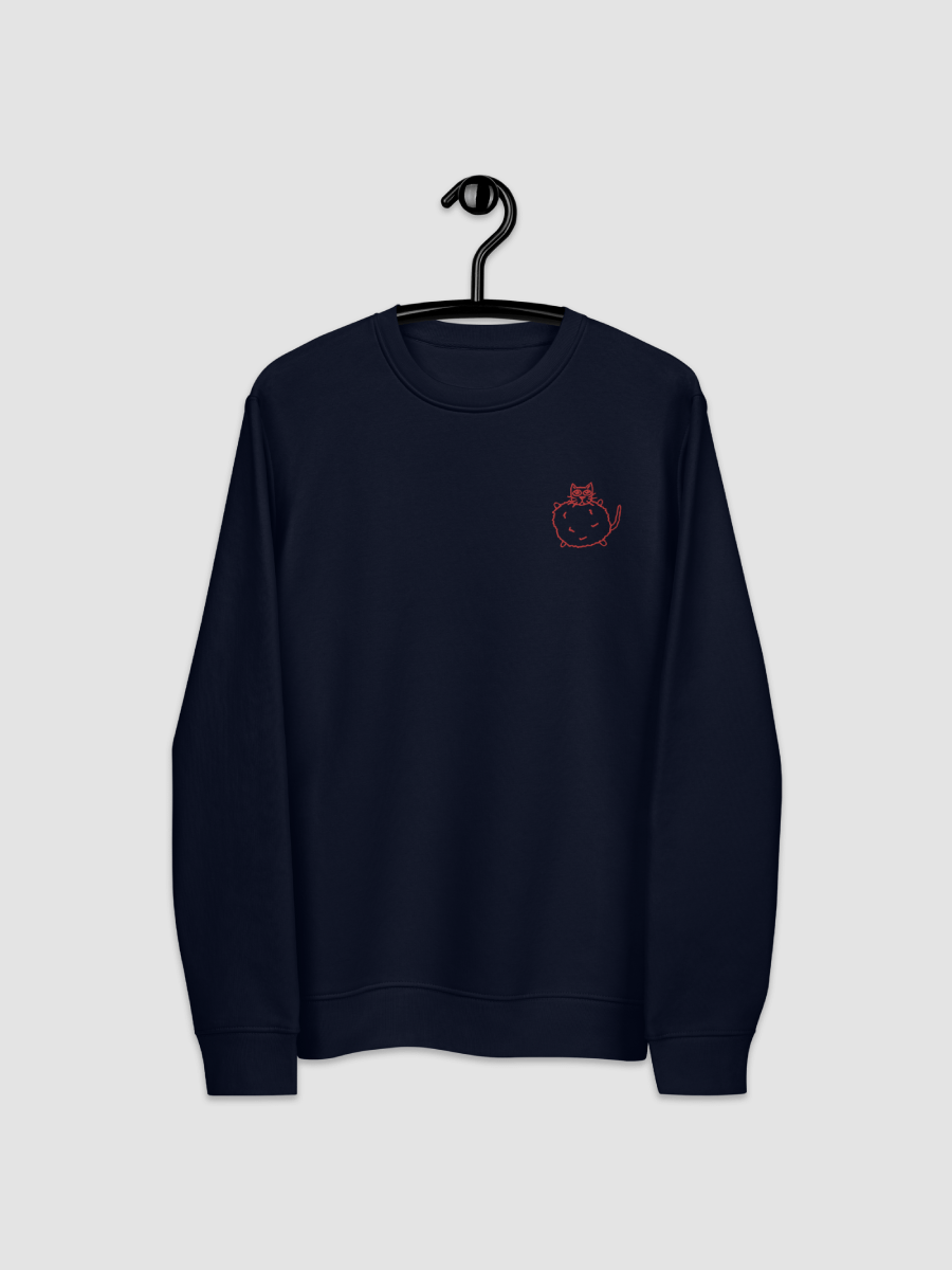 Red Cat Crewneck Sweater - Unisex product image (3)
