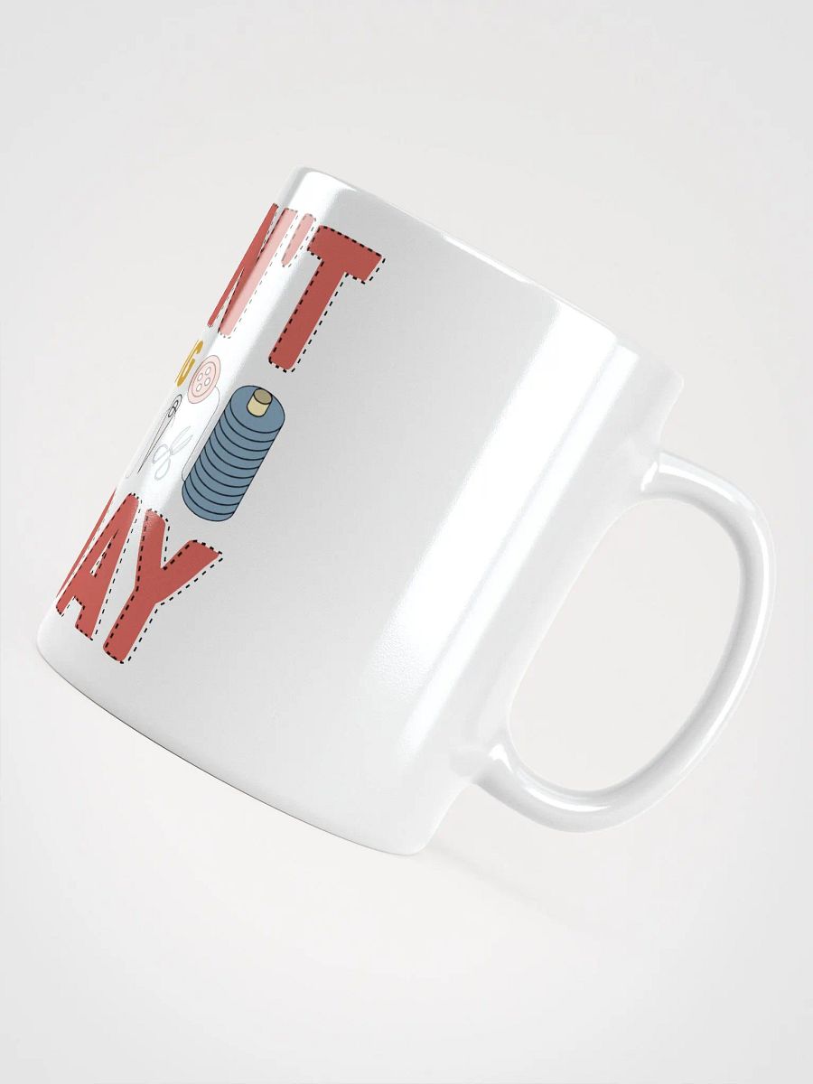I Can't Today, I'm Quilting | Quilters Gift - White Ceramic Mug product image (3)