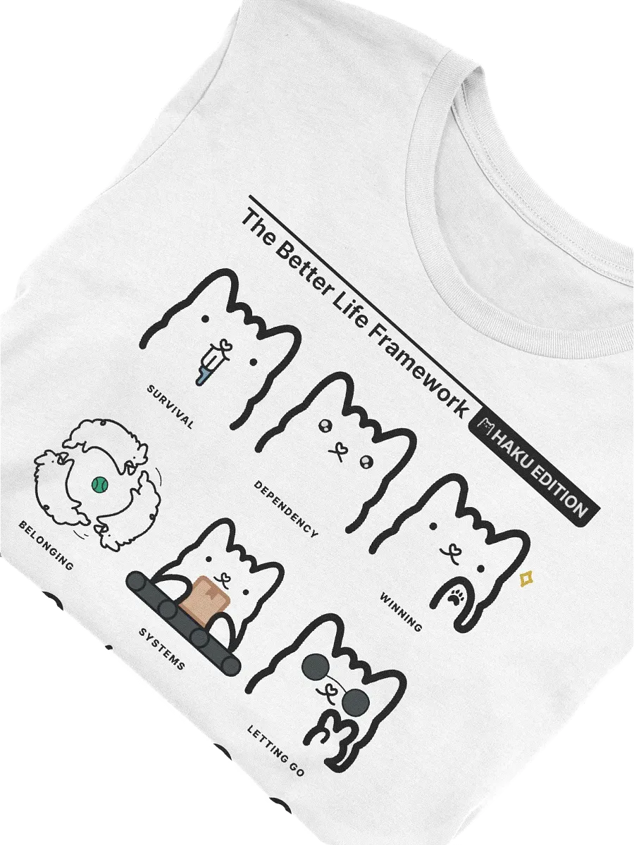 Better Life Framework Tee (HAKU) [WHITE] product image (5)