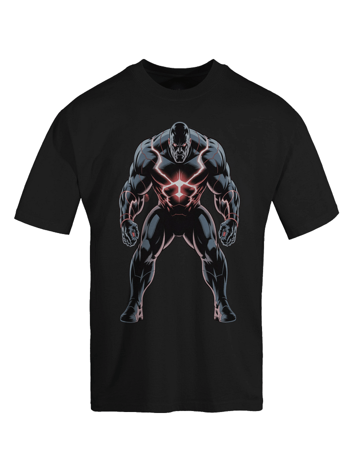 Tyrant's Fury: Darkseid Oversized Faded T-Shirt product image (1)