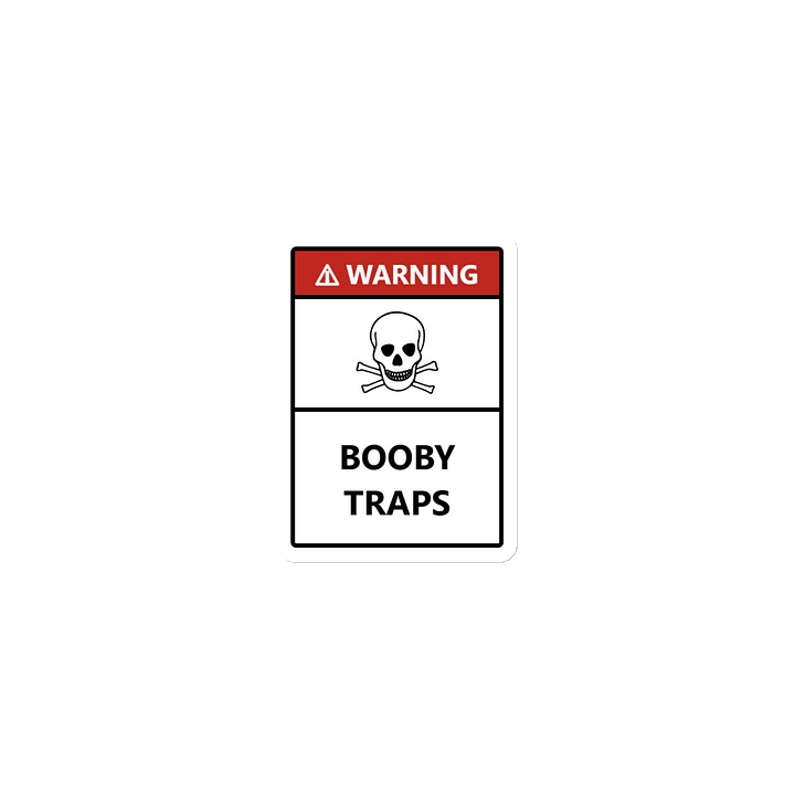 "Booby Traps" Door Magnet product image (1)